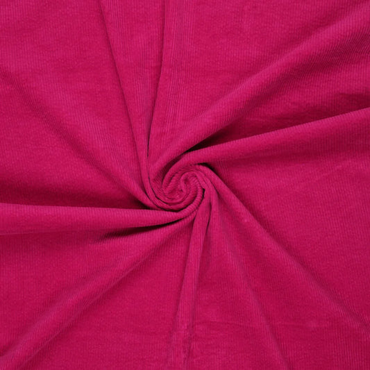 Gewaschener Cordstoff pink 325 g/qm – ideal für Jacken, Kleider und Kinderkleidung
