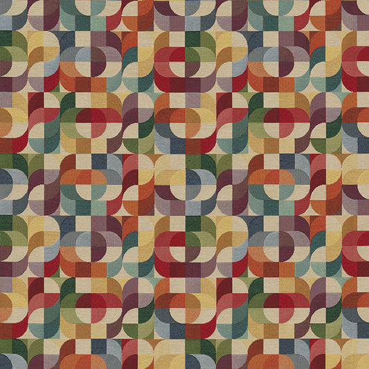 Gobelinstoff Graphic Retro Shapes