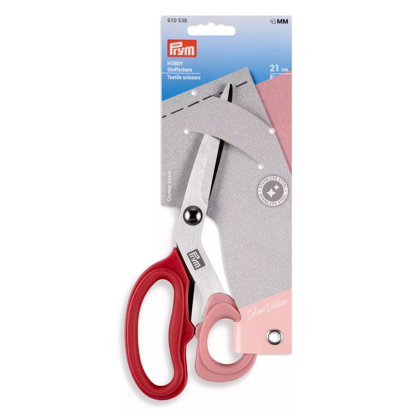 Prym Stoffschere Hobby, 21 cm – beere