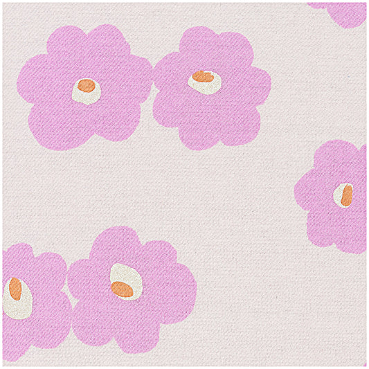 Sweatshirtstoff mit großen Blumen von Rico Design