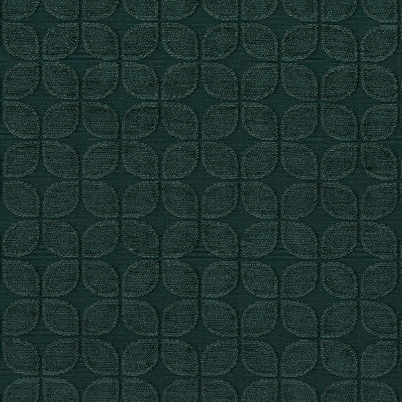 Jacquard Chenille Deluxe „Soft Retro Leaf“ mit Retro-Blätterdesign. Weicher, robuster Dekostoff für Kissen, Vorhänge, Polster und edle Taschen