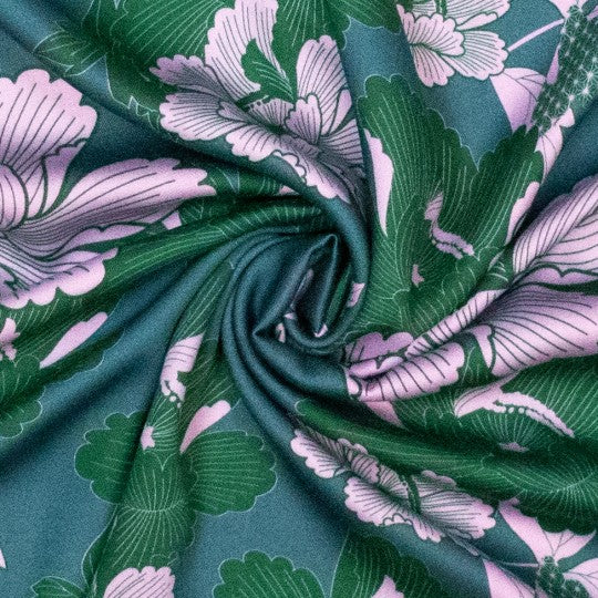 Viskose Silky Satin Japanese Flow