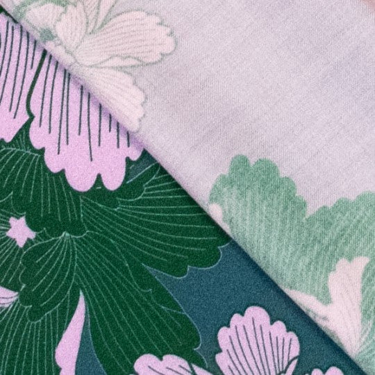 Viskose Silky Satin Japanese Flow