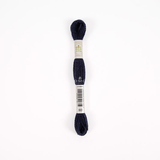 DMC Eco Vita Stick- und Stopfgarn blau türkis – Bio Wolle 16m