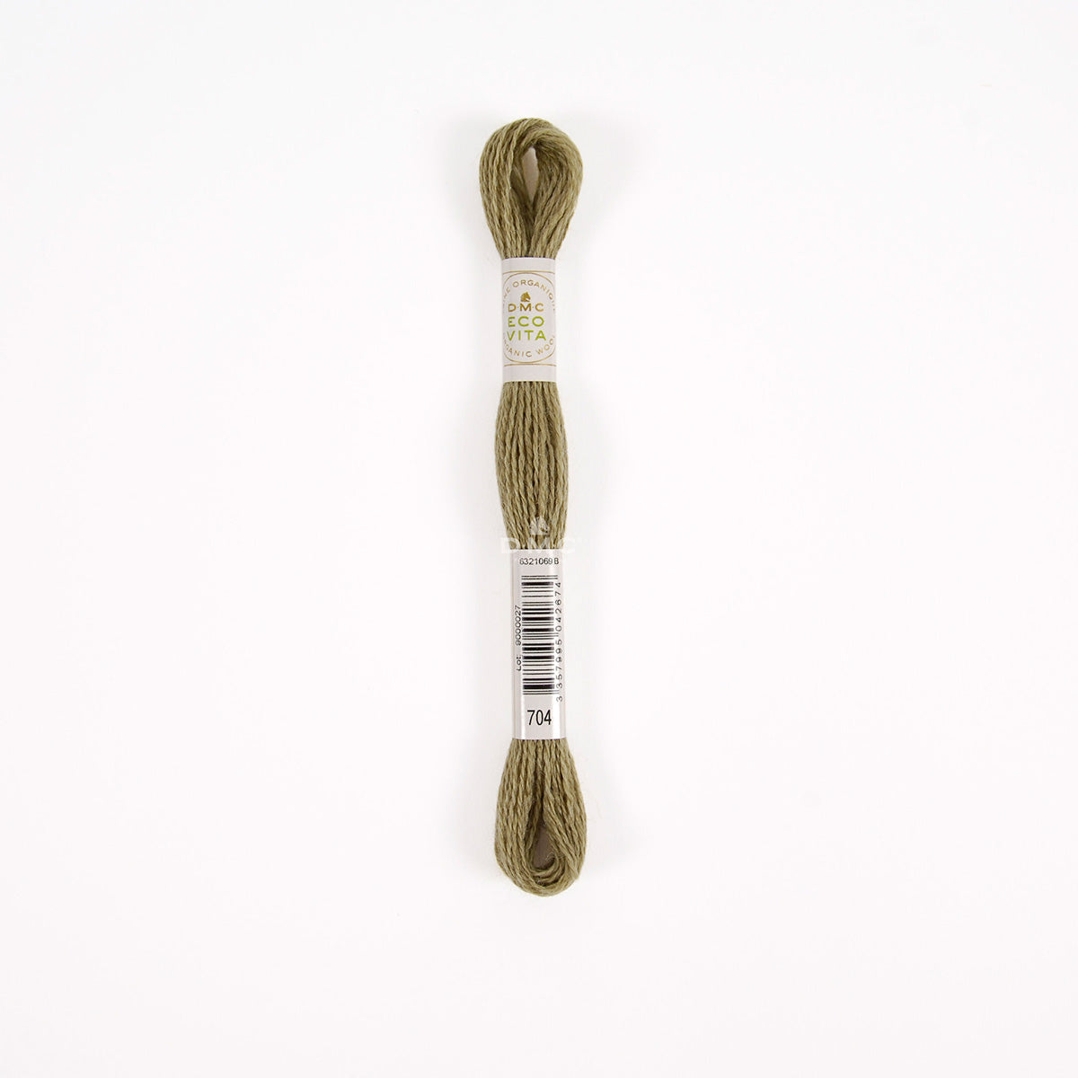DMC Eco Vita Stick- und Stopfgarn grün – Bio Wolle 16m zum Stopfen
