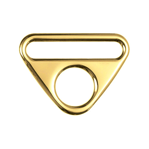 Triangel-Ring für Taschen in gold 40 mm