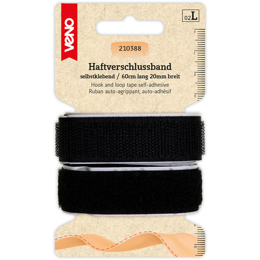 Klett- und Flauschband 2 cm selbstklebend
