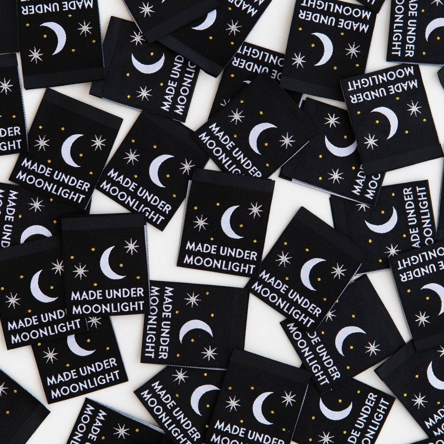 „Made Under Moonlight“ Etiketten von Sarah Hearts