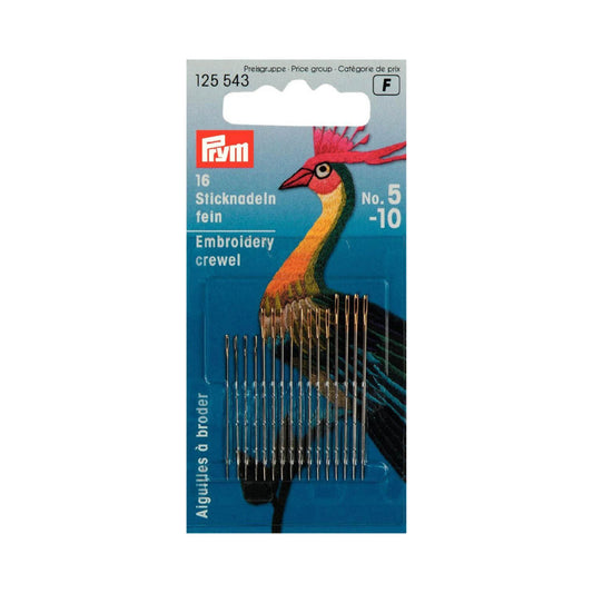 Sticknadeln fein No. 5-10