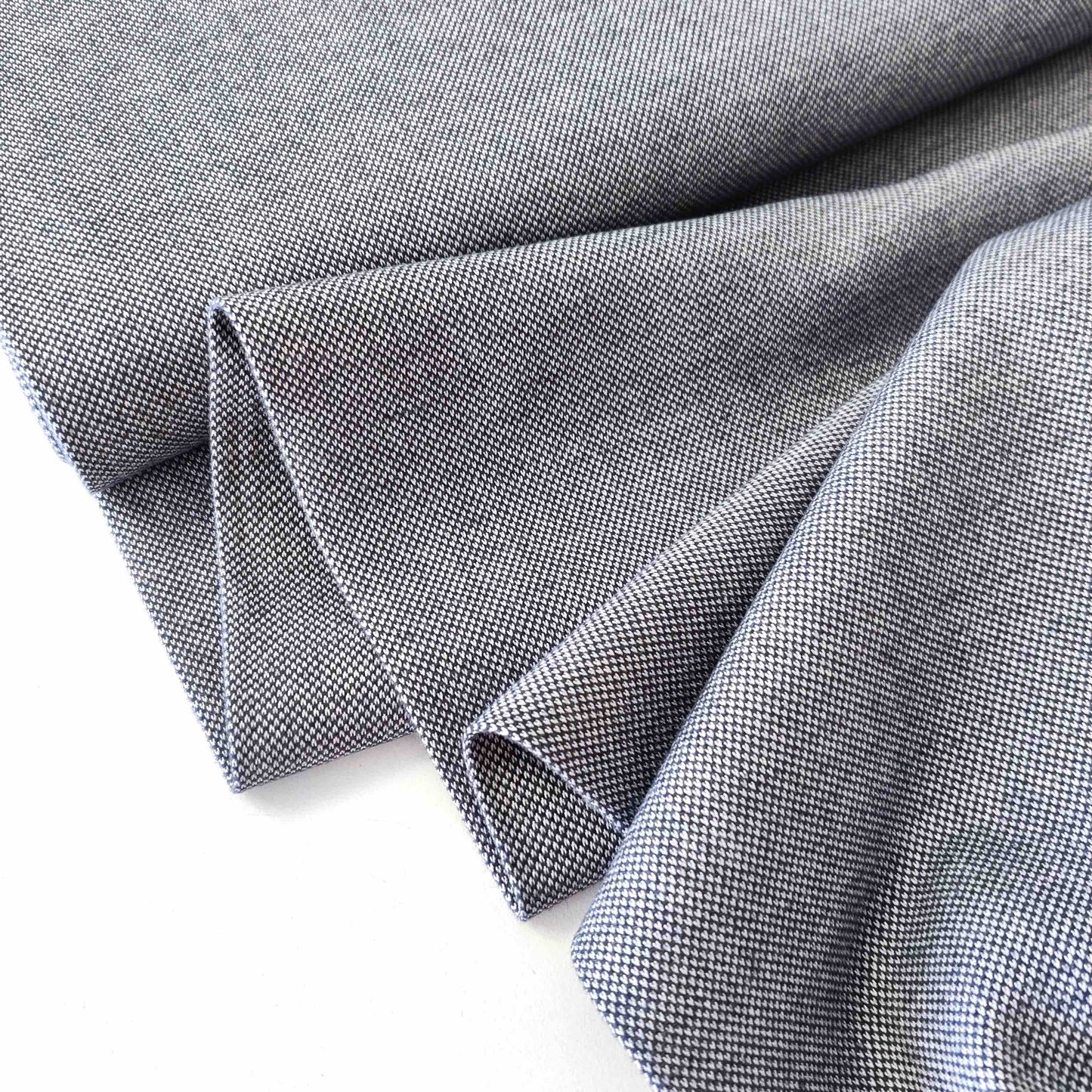 Bio Baumwoll-Jacquard Uni