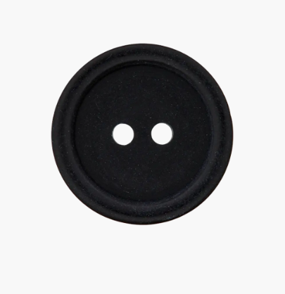 2- Loch Knopf 11 mm schwarz