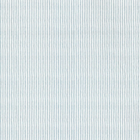 Baumwollstoff Fehmarn Streifen hellblau / weiß von Westfalenstoffe