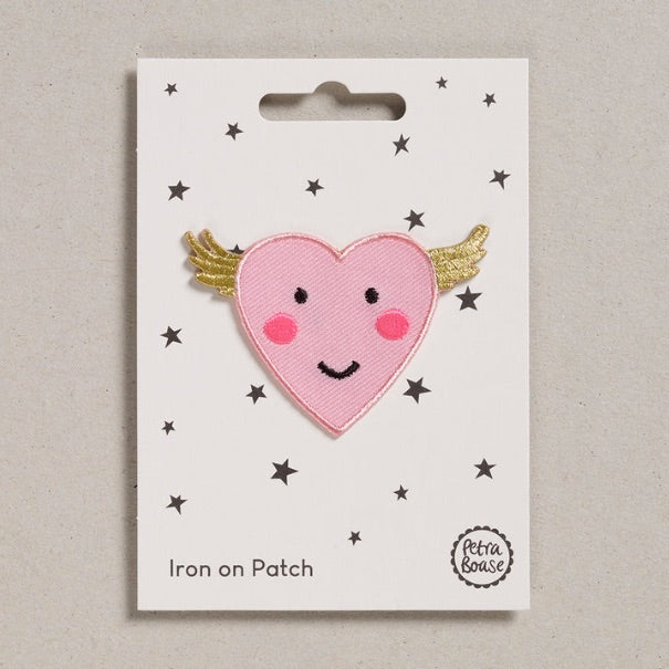 Bügelpatch Flying Heart