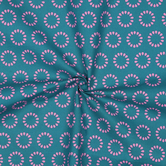 Baumwolle beschichtet Tupfenkreise