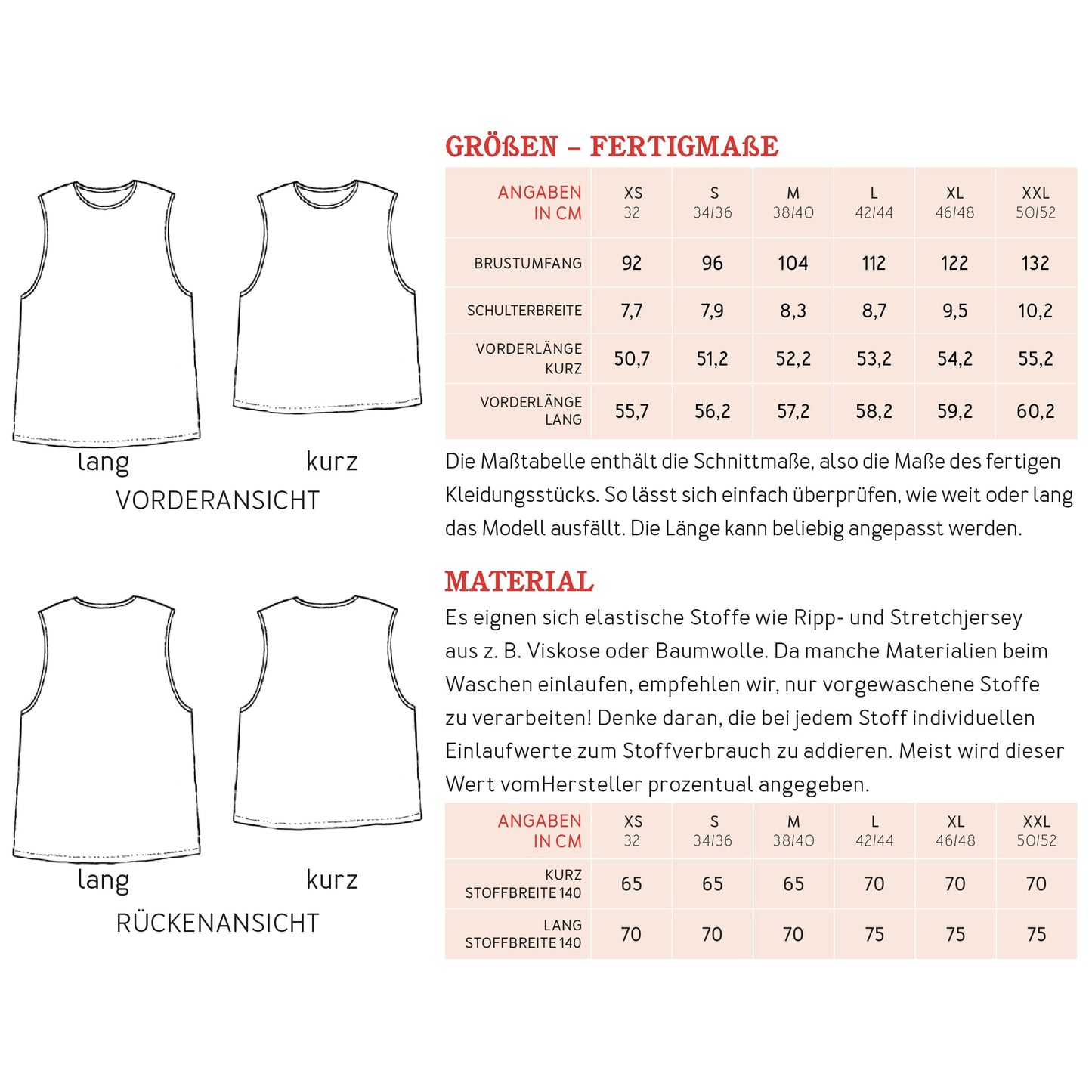 FRAU ELA sportliches Top | Papierschnitt