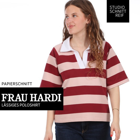 Schnittmuster Frau Hardi Poloshirt für Damen