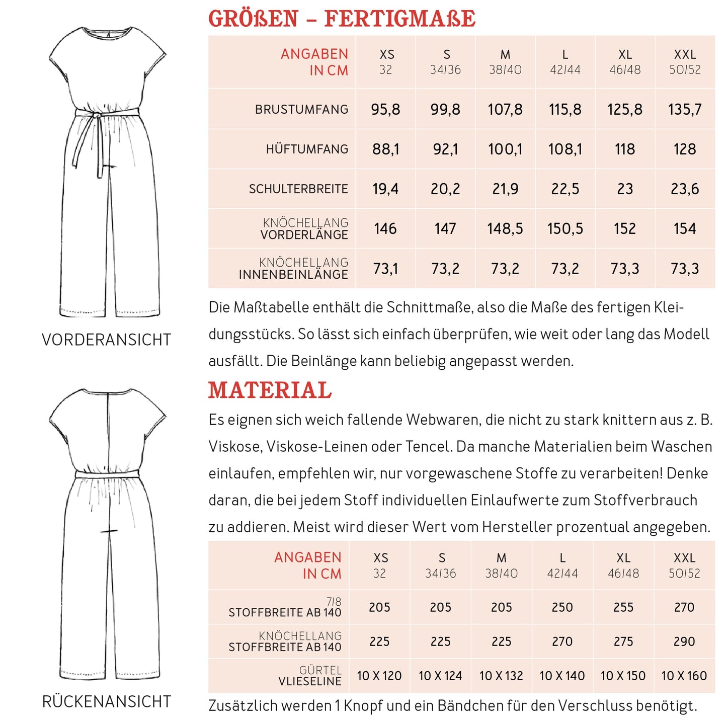 FRAU JULA Jumpsuit | Papierschnitt
