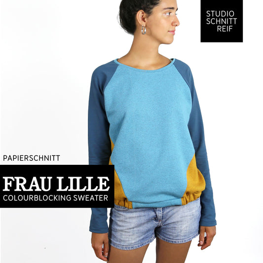 FRAU LILLE Raglansweater | Papierschnitt
