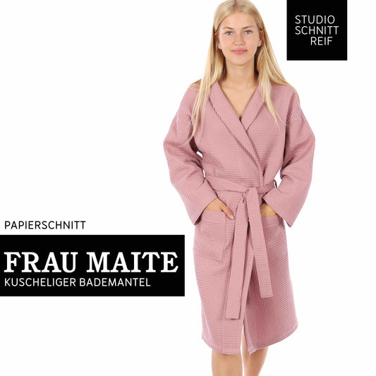 FRAU MAITE Bademantel | Papierschnitt