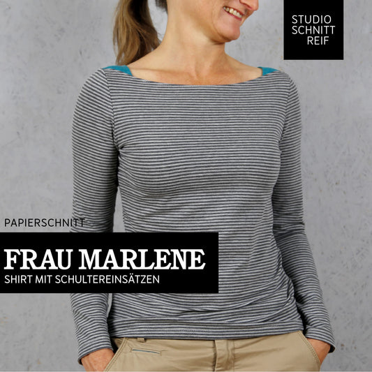FRAU MARLENE Shirt | Papierschnitt