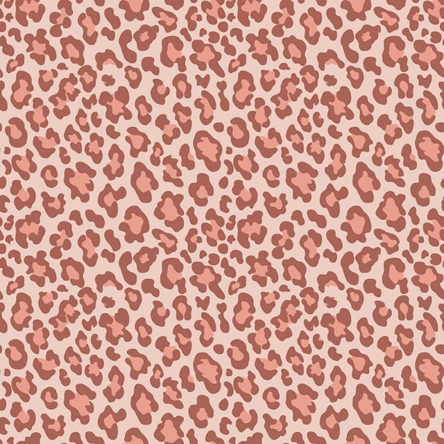 French Terry Crêpe Leo Print