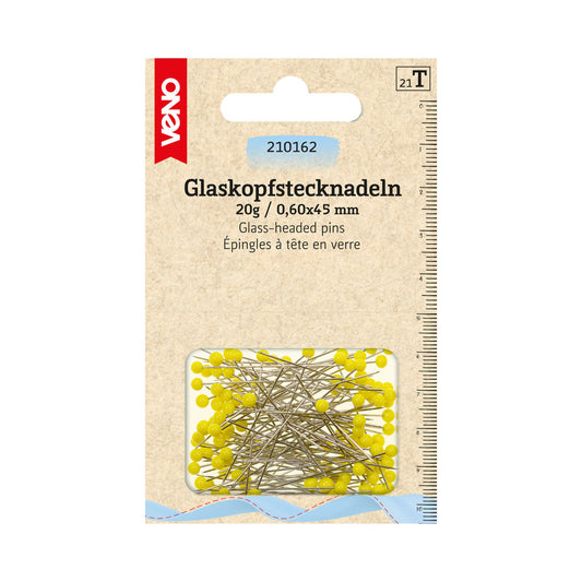Glaskopfstecknadeln 0,6 x 45 mm