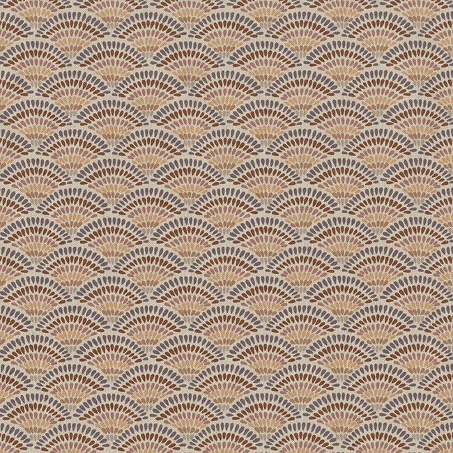 Half Panama Premium Graphic Handdrawn Pattern Fächer