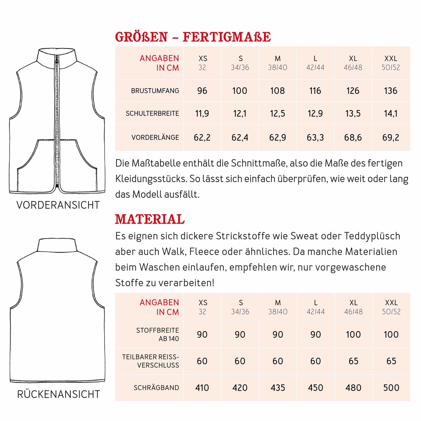 FRAU RONI Weste | Paperschnitt