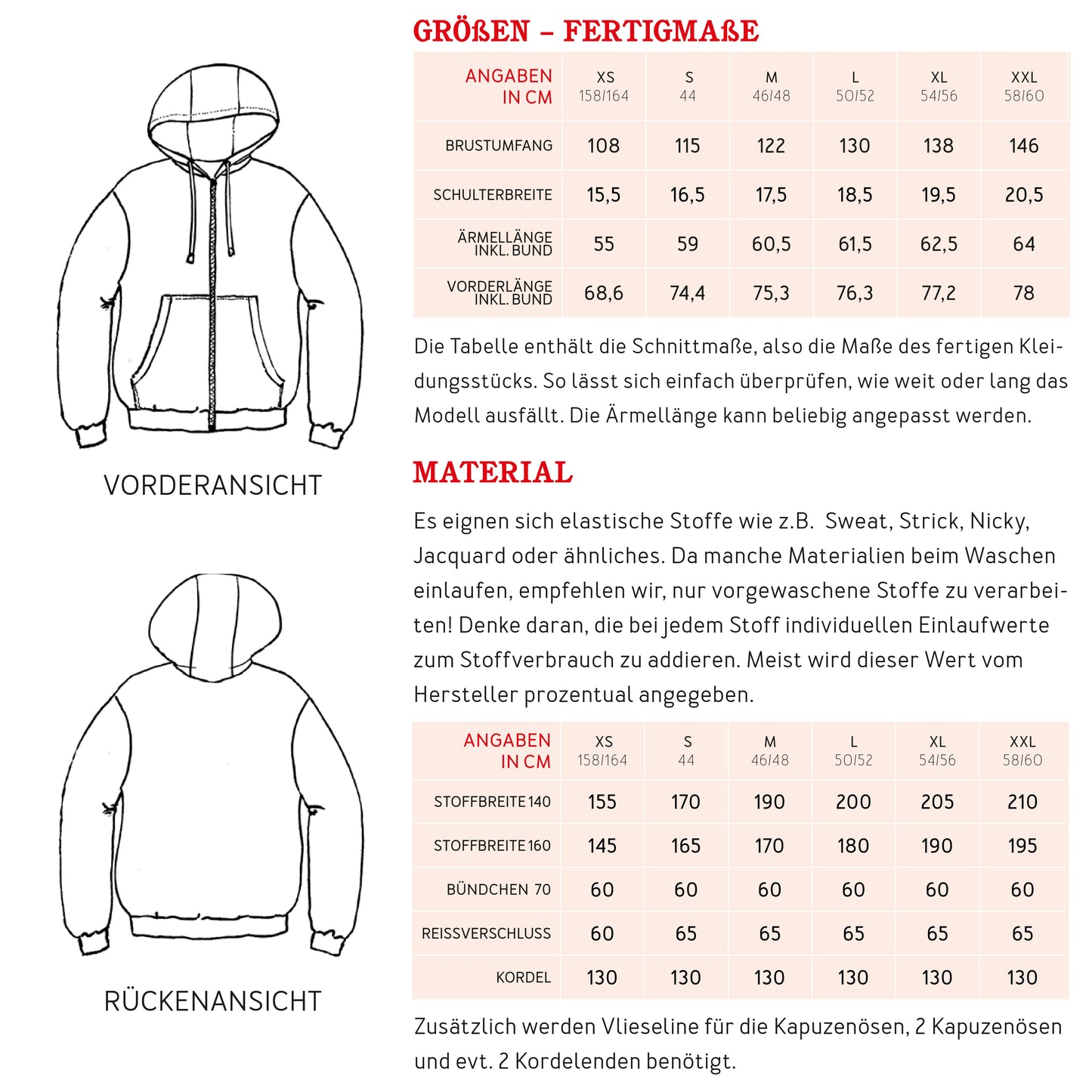 HERR LOU Sweatjacke | Papierschnitt