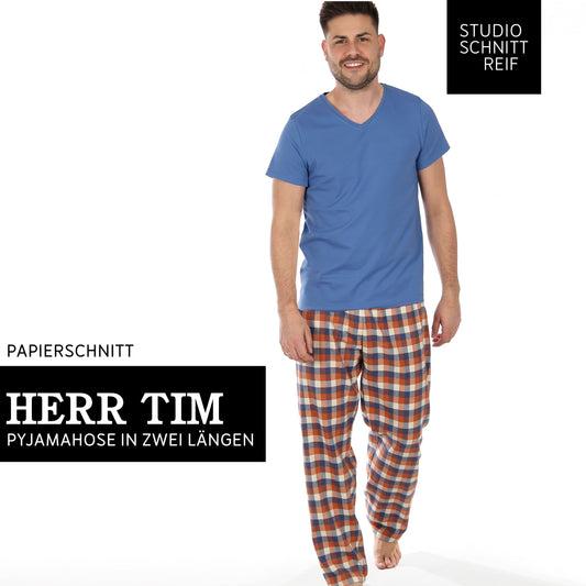 HERR TIM Pyjamahose | Papierschnitt