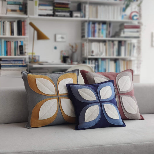 Nähset Kissen aus Wollwalk