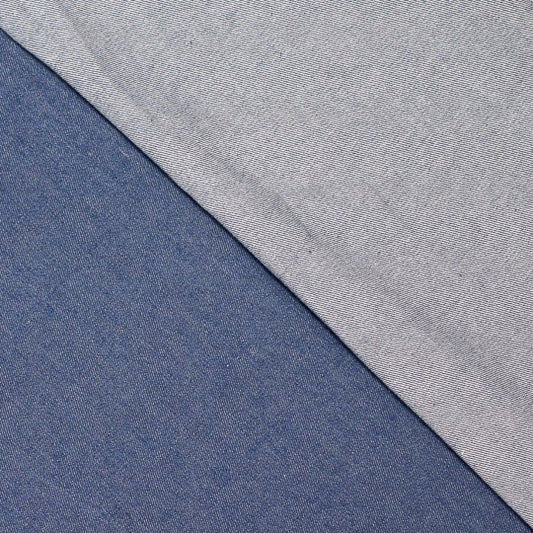 Baumwolljeans Uni Meterware