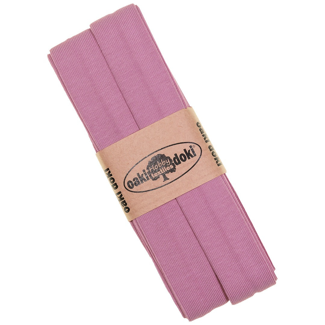 Oaki Doki Jersey Schrägband – Uni 20 mm x 3 m