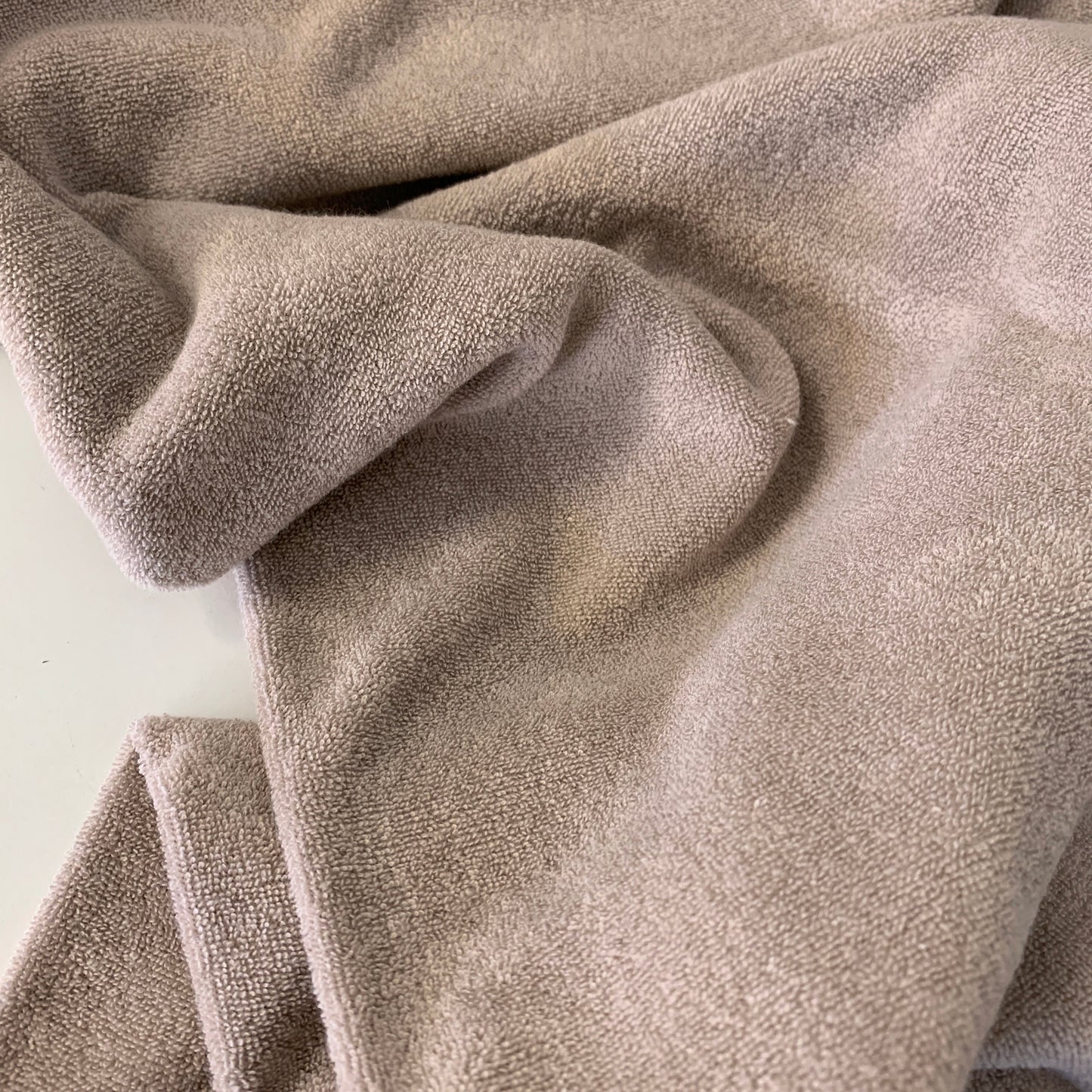 Jerseyfrotteestoff taupe