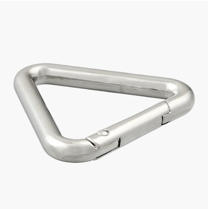 Karabiner Dreieck silber