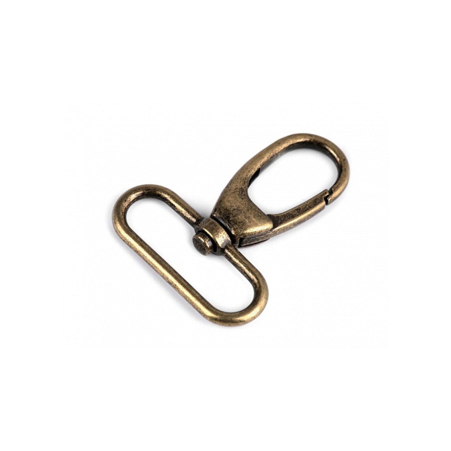 Karabinerhaken 38 mm mit Wirbel