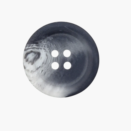 Polyesterknopf 4-Loch matt 15 - 25 mm