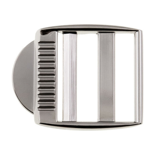 Klemm-Leiterschnalle silber