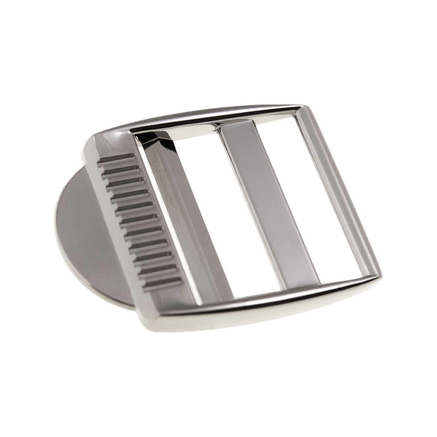 Klemm-Leiterschnalle silber