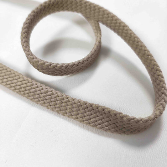 Flachkordel Polyester Uni 10 mm