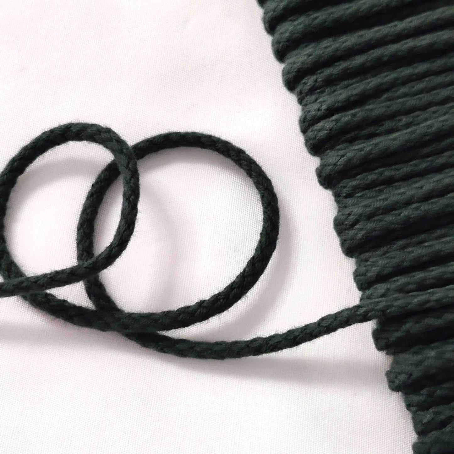 Flechtkordel Uni 2 mm