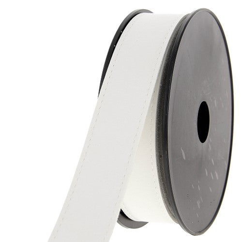 Kunstleder-Riemen 30 mm weiß