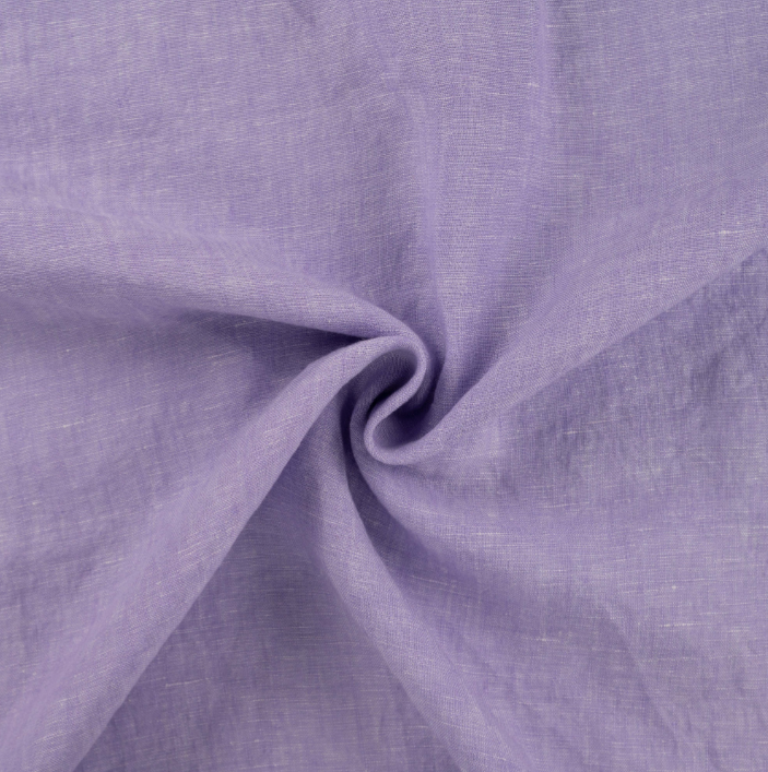 Leinenstoff melange violett