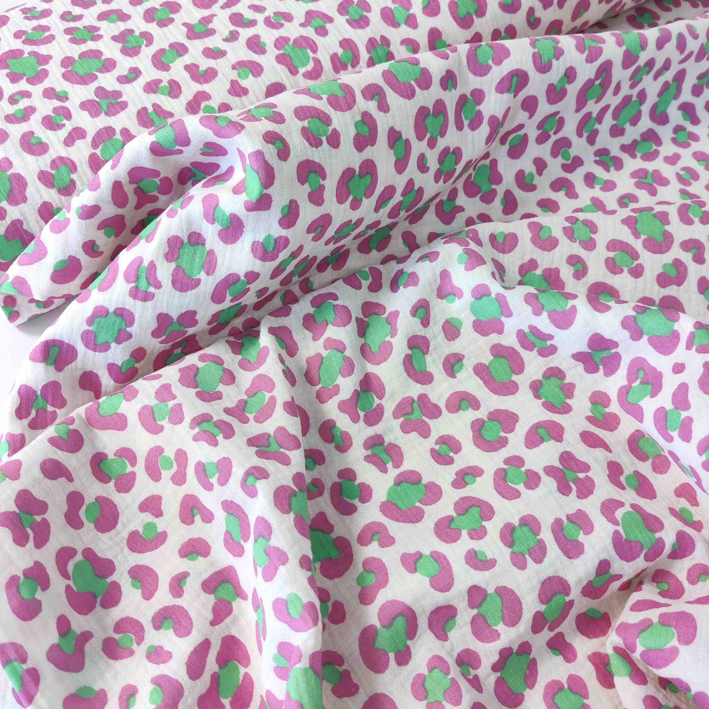 Musselin Leoprint