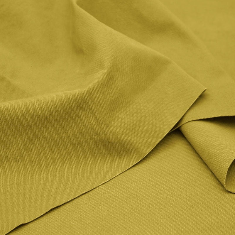 Mind The Maker Heavy Washed Canvas mellow moss - fester Canvasstoff