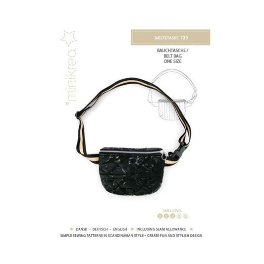 Schnittmuster 123 Bauchtasche