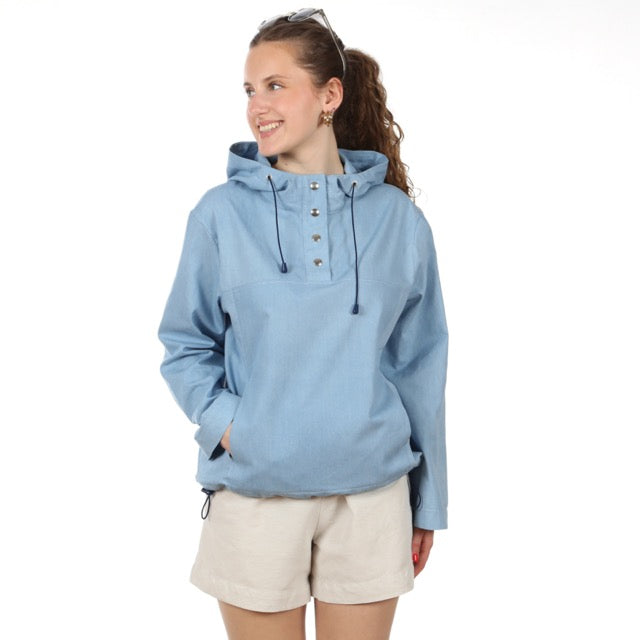 FRAU VANJA Windbreaker mit Kapuze | Papierschnitt