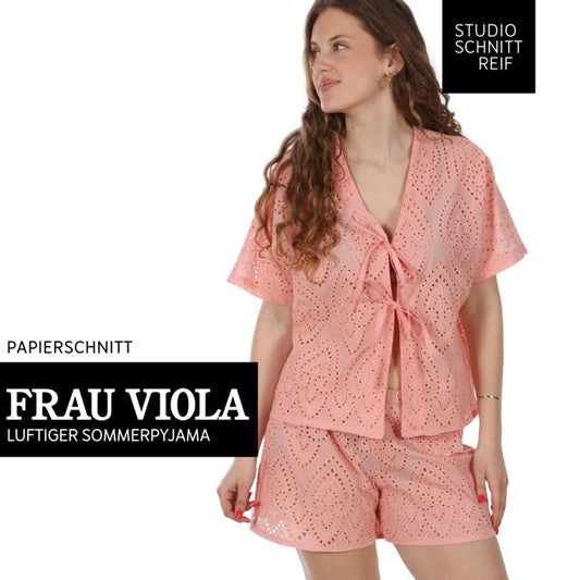 FRAU VIOLA Sommerpyjama | Papierschnitt