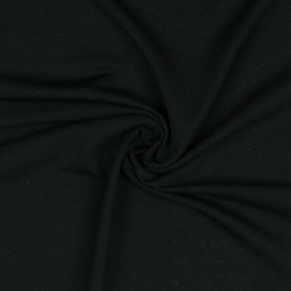 Modalsweatstoff schwarz