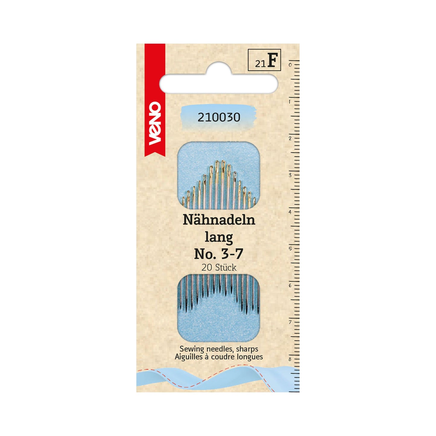 Nähnadeln Lang No. 3-7